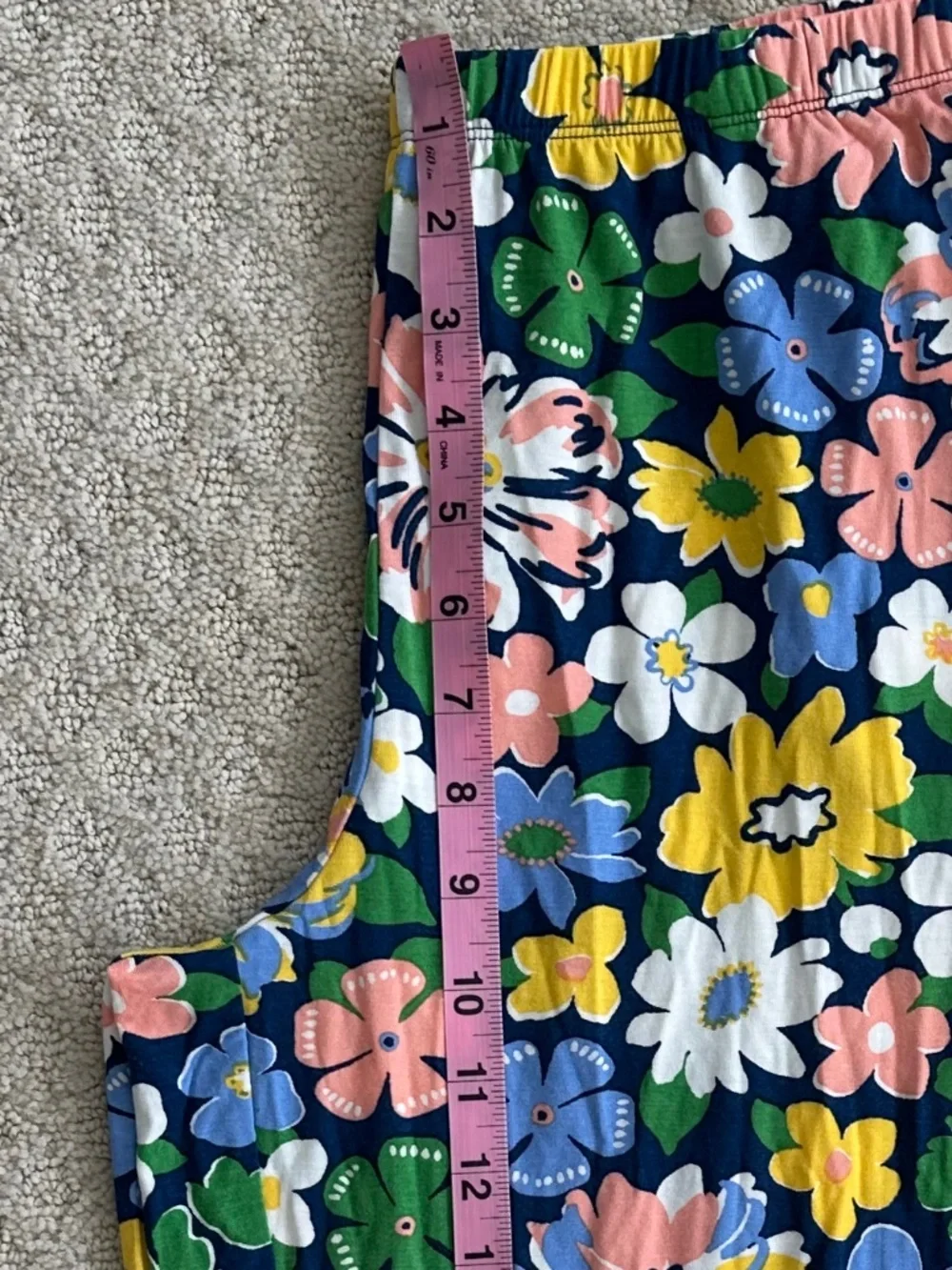Kate Spade Long Sleeve Floral Pajama Set Small Relaxed Fit Lightweight Stretchy